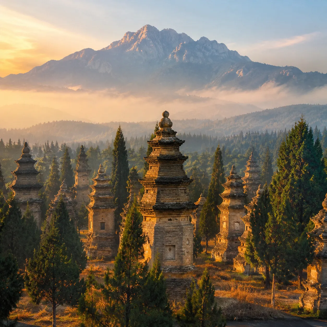 Shaolin Temple at the foot of Mount Song